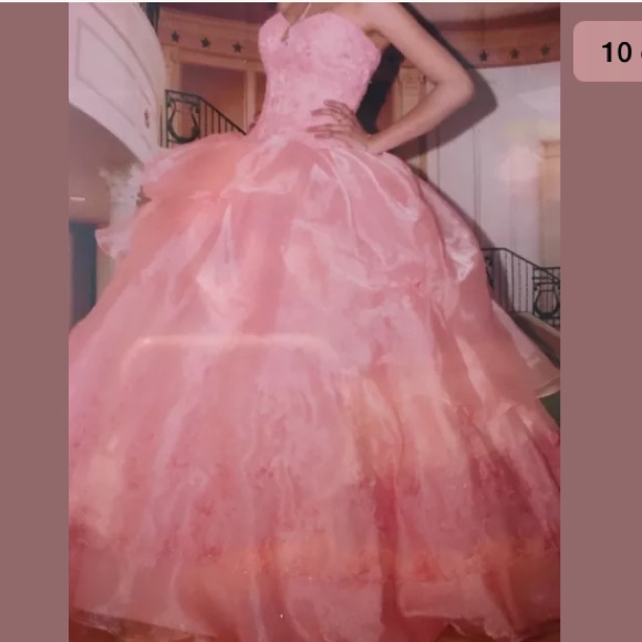 Quinceañera dress size 6 CRINOLINE NOT INCLUDED - Picture 8 of 8